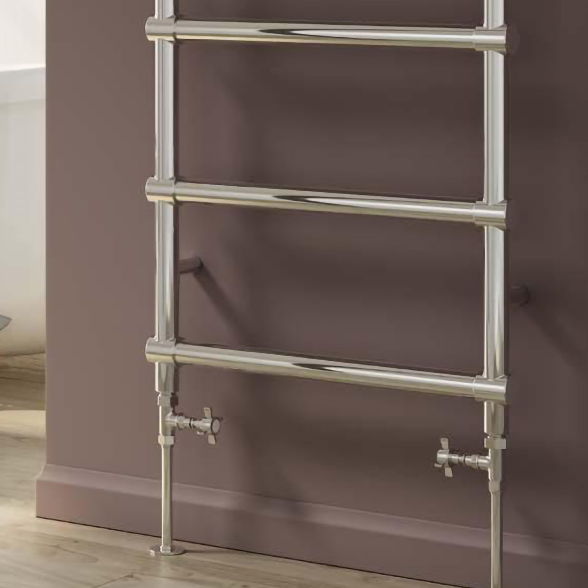 Reina Bronte Straight Valves radiator room setting