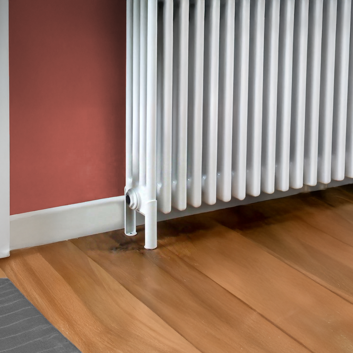 Reina Colona Feet radiator room setting
