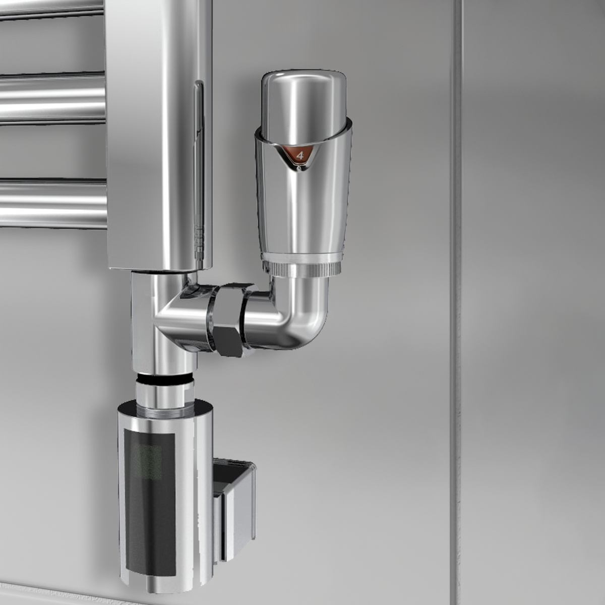Reina Dual Fuel T-Piece radiator room setting