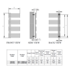 Reina Adora technical drawing