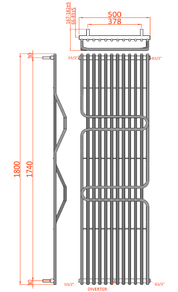 Reina Aletta technical drawing