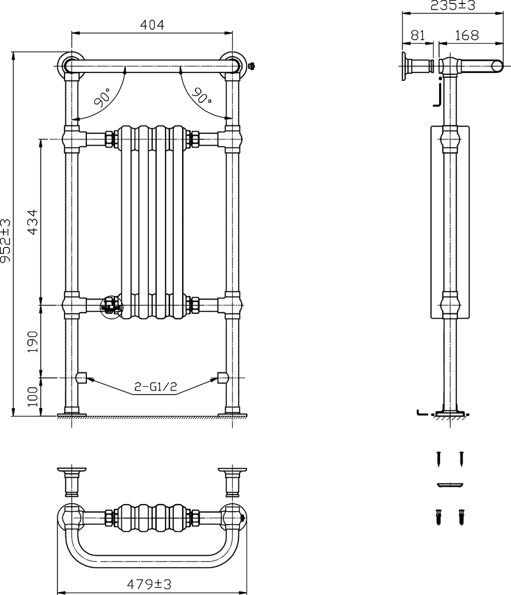 Reina Alicia technical drawing