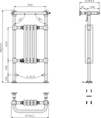 Reina Alicia technical drawing