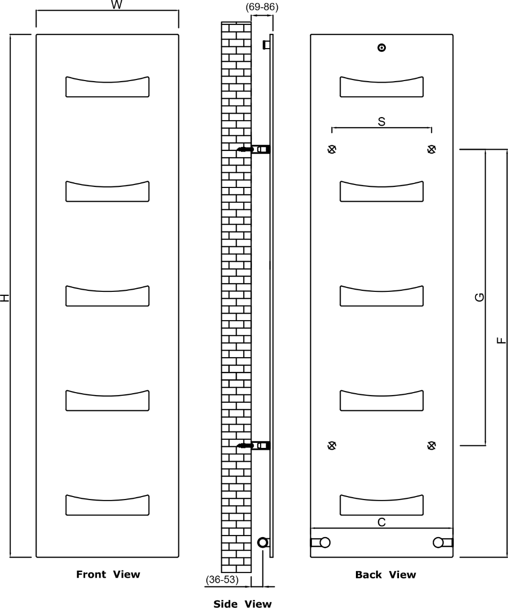 Reina Ancora technical drawing
