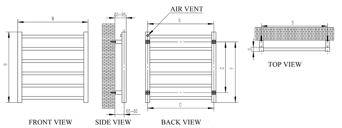 Reina Arden technical drawing