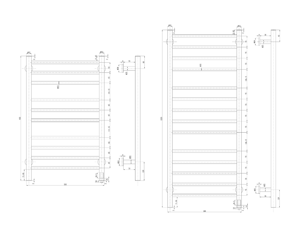 Reina Arnage technical drawing