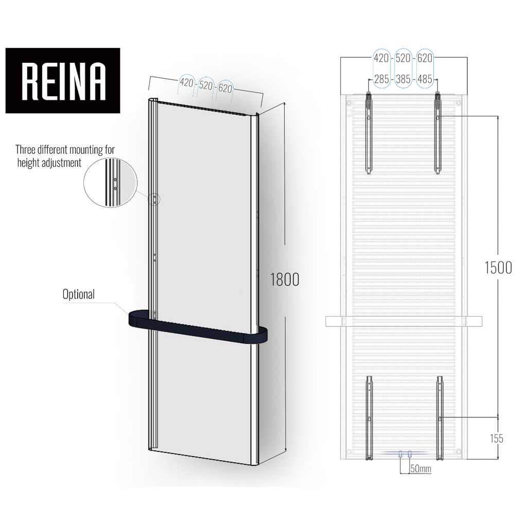 Reina Borda technical drawing