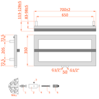 Reina Breno technical drawing