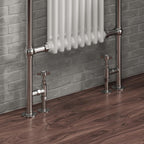 Reina Bronte Angled Valves radiator room setting