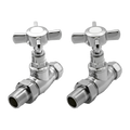 Reina Bronte Straight Valves Chrome
