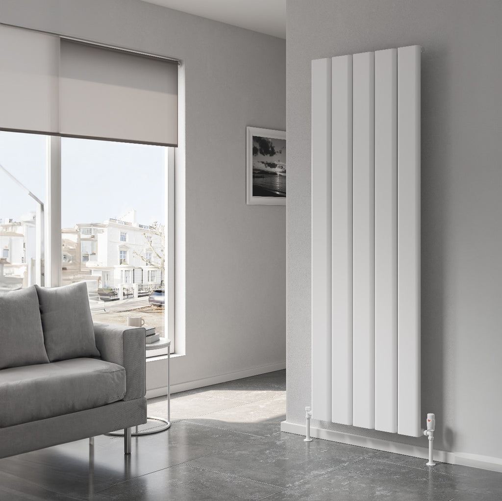 Reina Caldaro Vertical radiator room setting