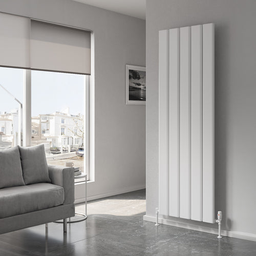 Reina Caldaro Vertical radiator room setting