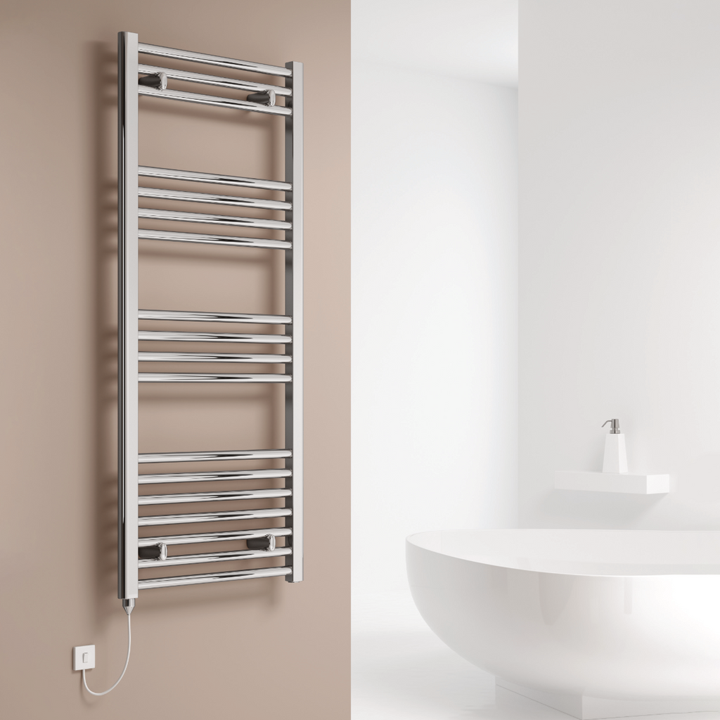 Reina Capo Curved Electric radiator room setting