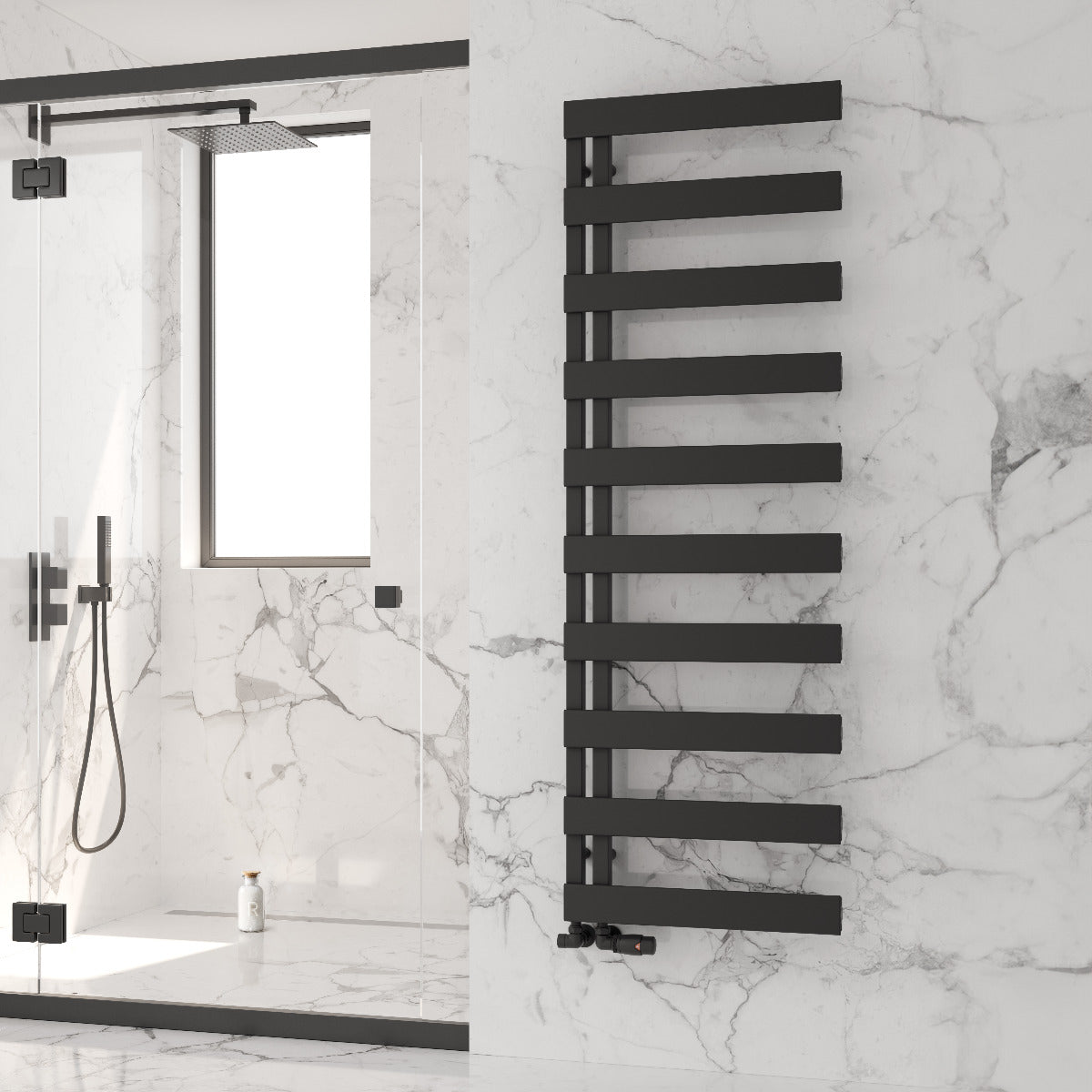 Reina Carpena radiator room setting