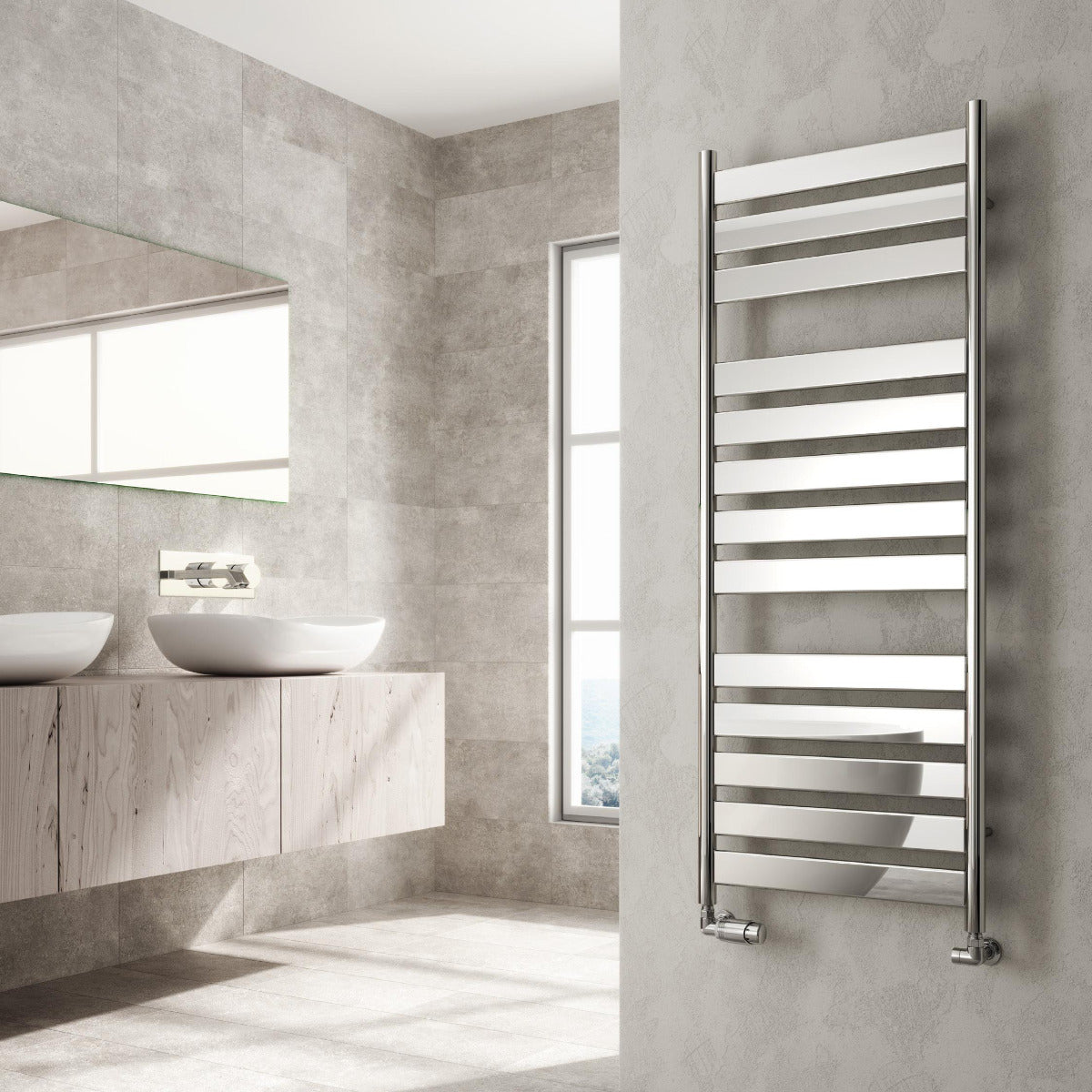 Reina Carpi radiator room setting