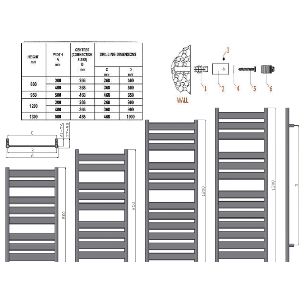 Reina Carpi technical drawing