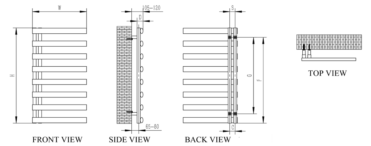 Reina Cavo technical drawing