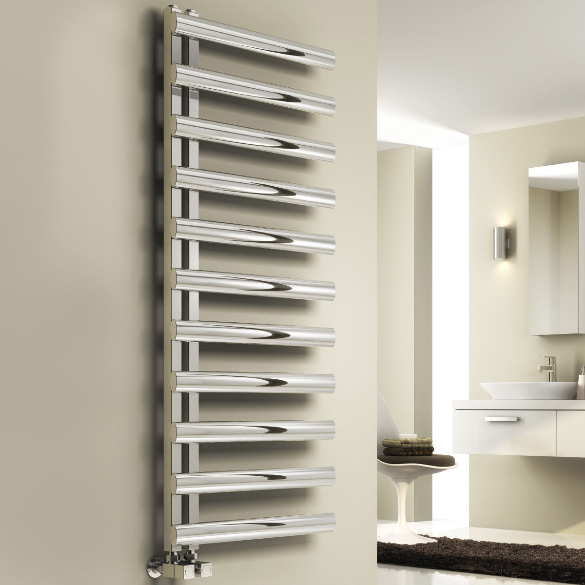 Reina Cavo radiator room setting