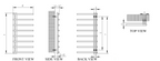 Reina Celico technical drawing