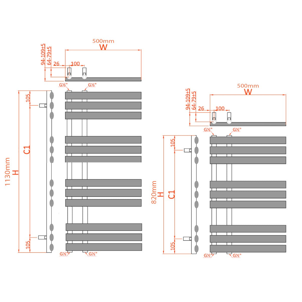 Reina Chisa technical drawing