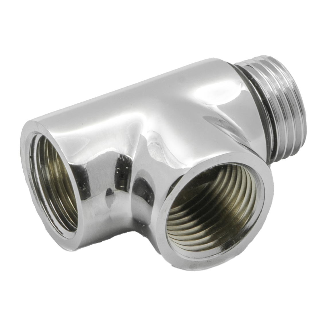 Reina Dual Fuel T-Piece Chrome