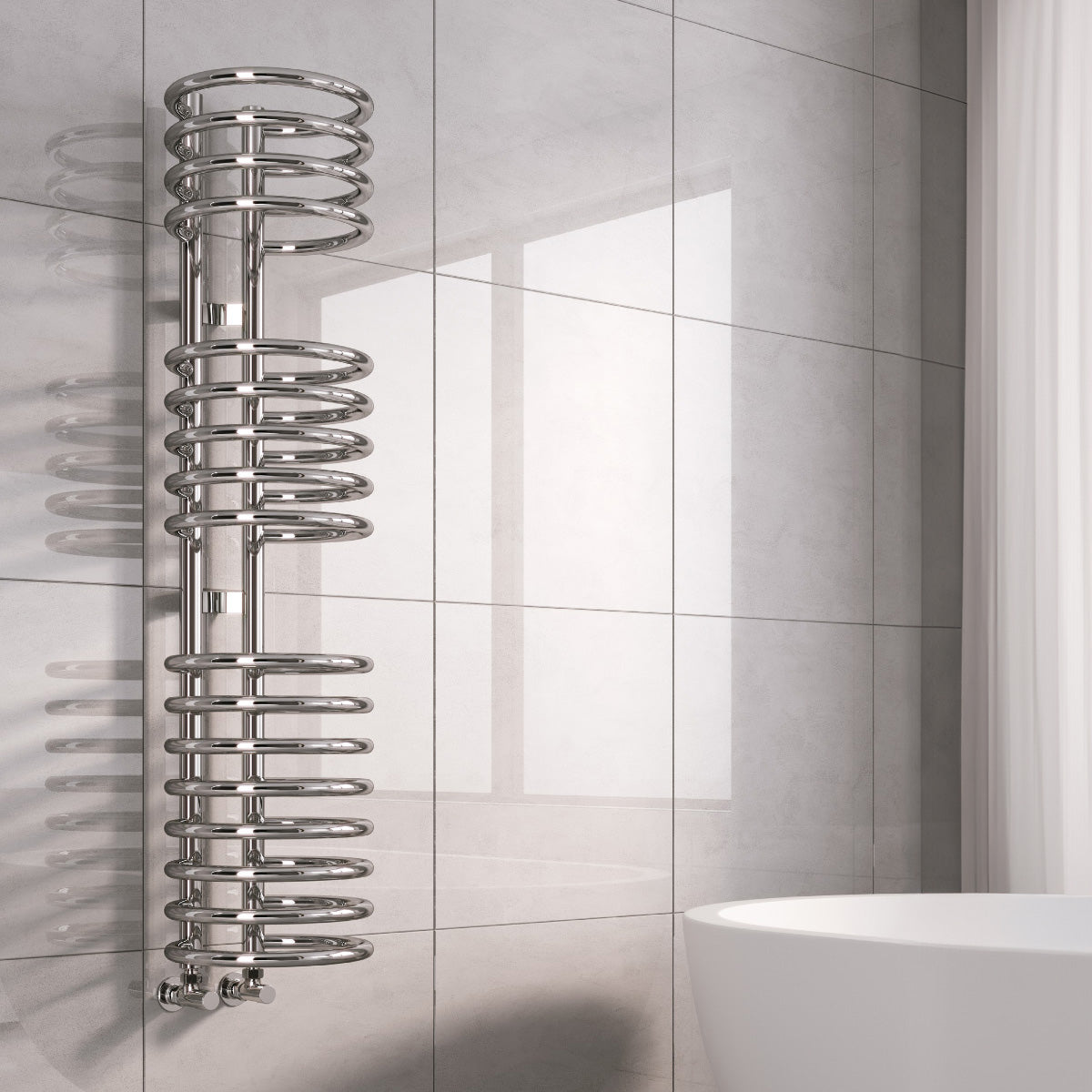 Reina Claro radiator room setting
