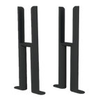Reina Colona Feet 2 Column Anthracite