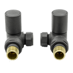 Reina Crova Corner Valves Anthracite