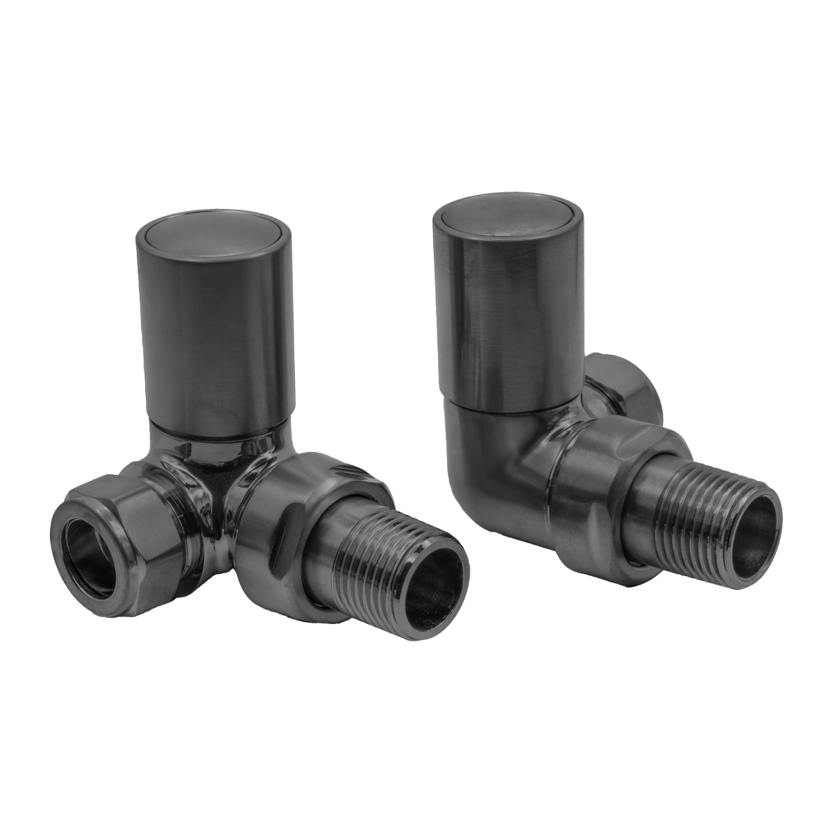 Reina Crova Corner Valves Gun Metal