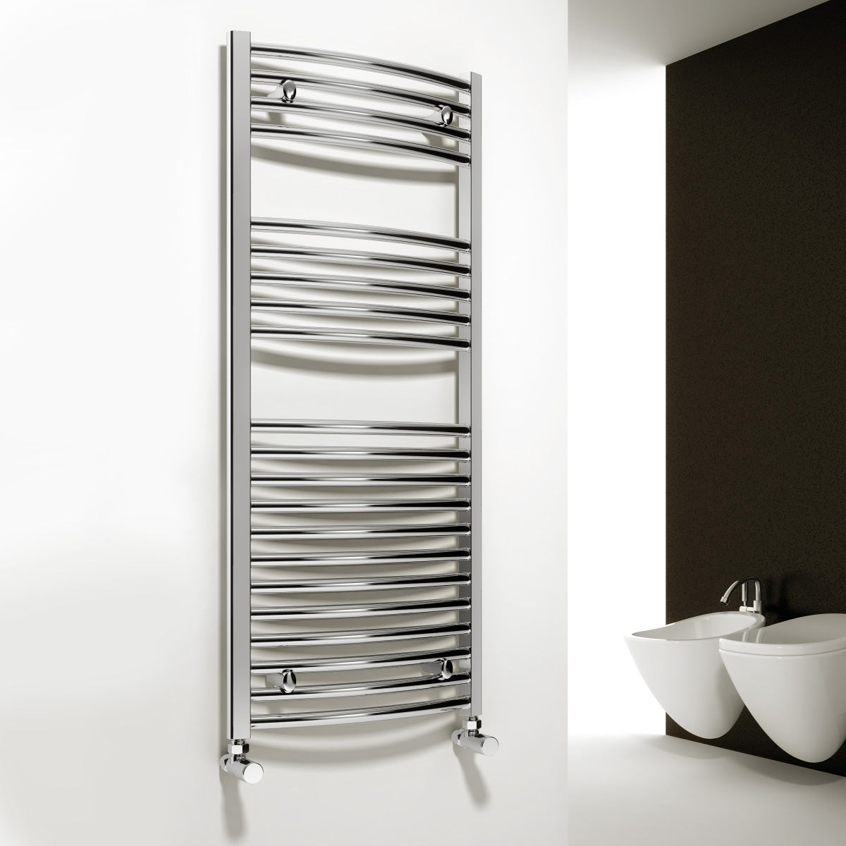 Reina Diva Curved radiator room setting