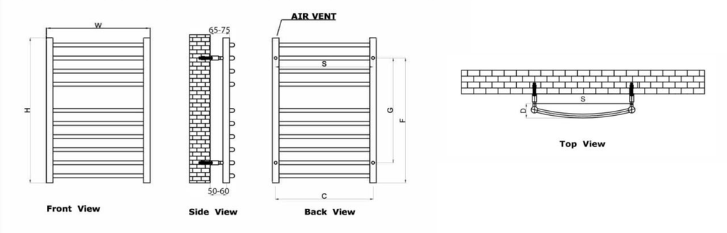 Reina Eos technical drawing