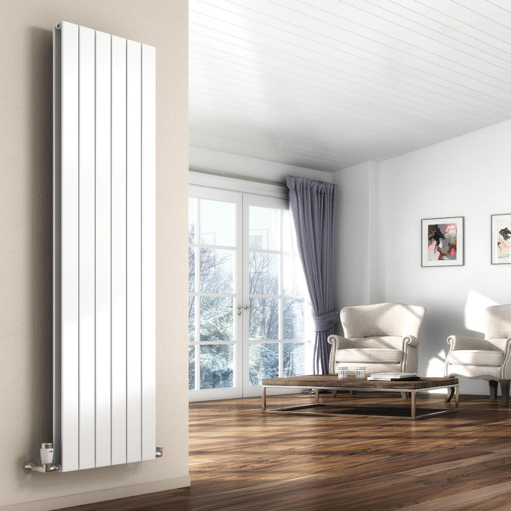 Reina Flat Vertical radiator room setting