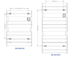 Reina Gia technical drawing