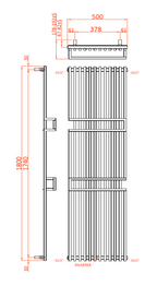Reina Grande technical drawing