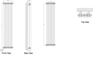 Reina Hedingham Vertical technical drawing