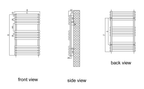 Reina Kale technical drawing