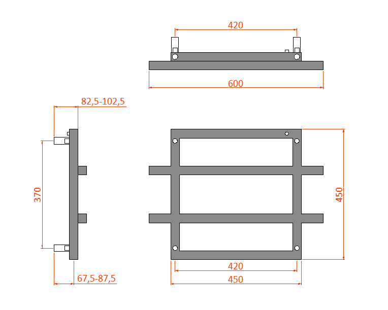 Reina Lago 2 technical drawing