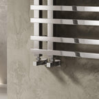 Reina Loge Angled Valves radiator room setting