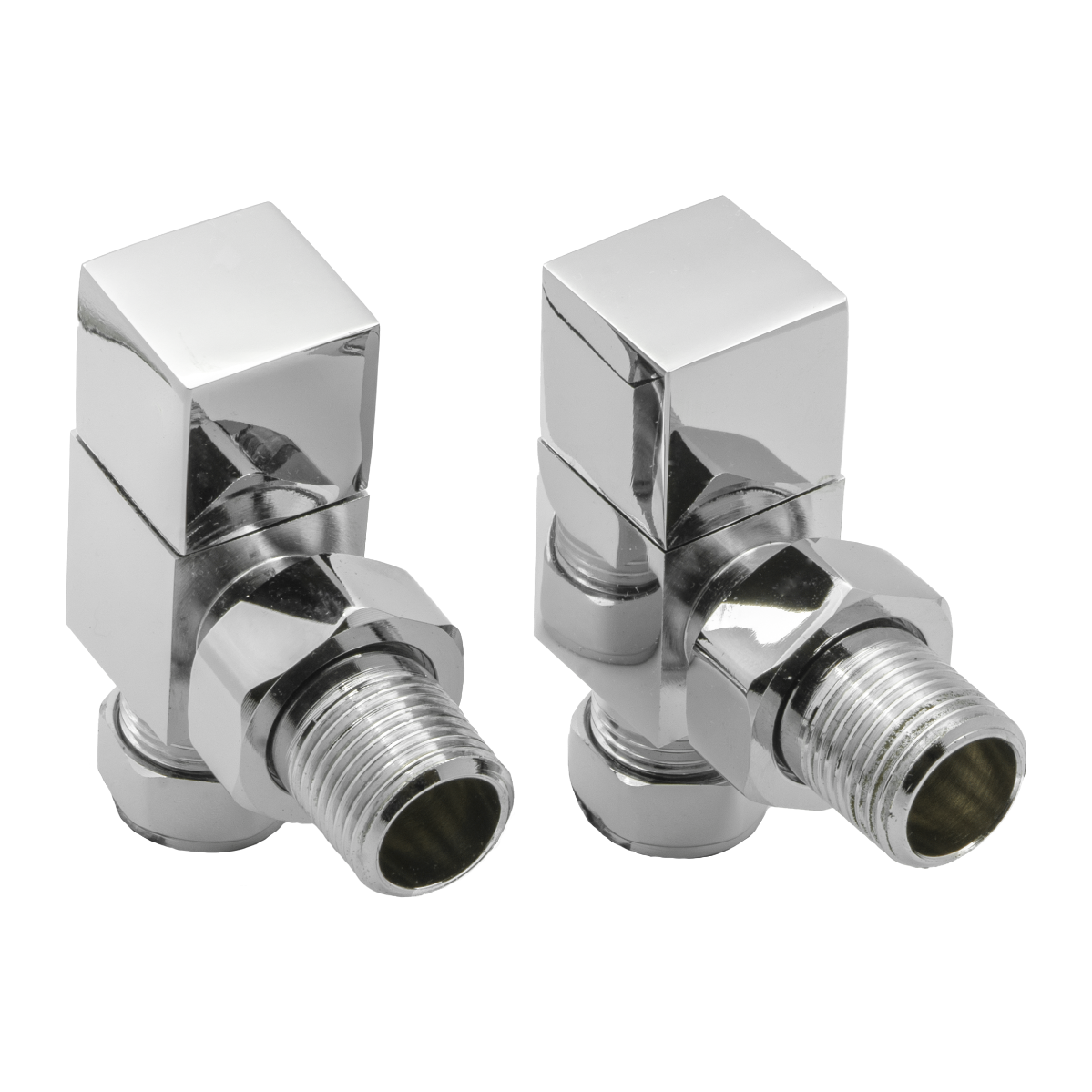 Reina Loge Angled Valves Chrome