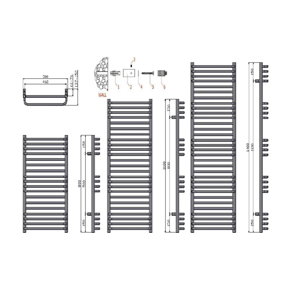 Reina Marco technical drawing