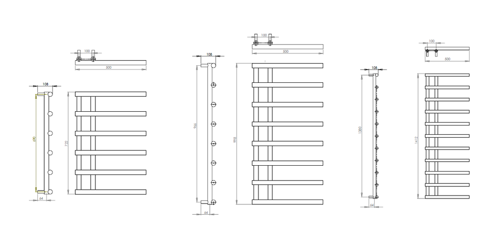 Reina Matera technical drawing