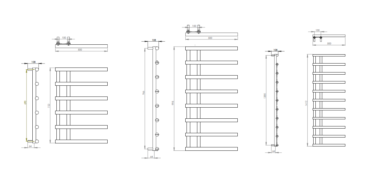 Reina Matera technical drawing
