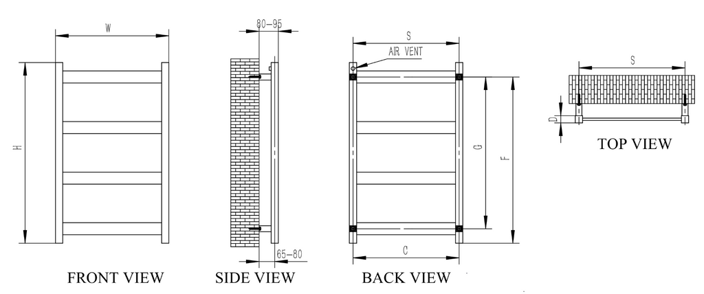 Reina Mina technical drawing