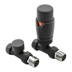 Reina Modal TRV Straight Valves Anthracite