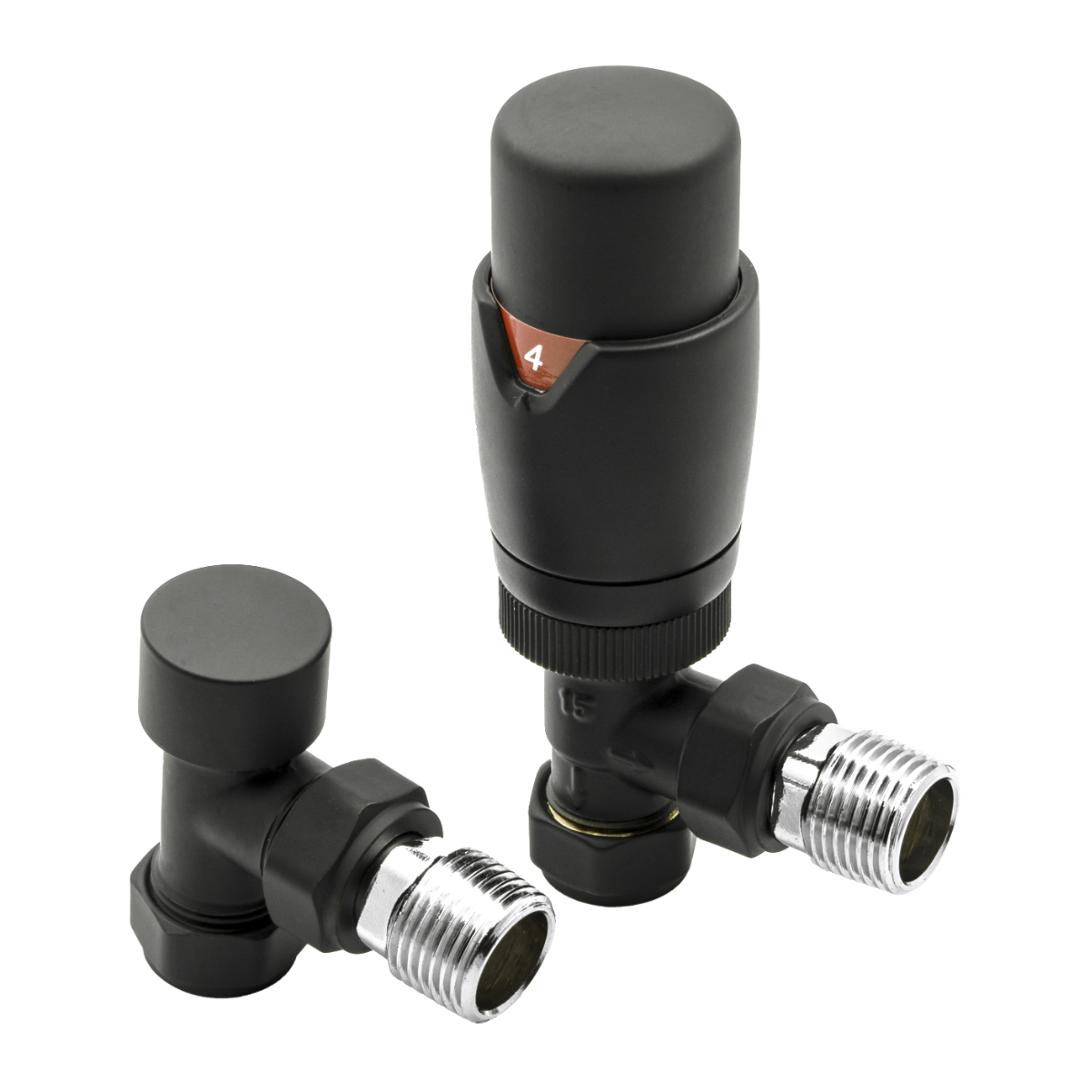 Reina Modal TRV Angled Valves Black