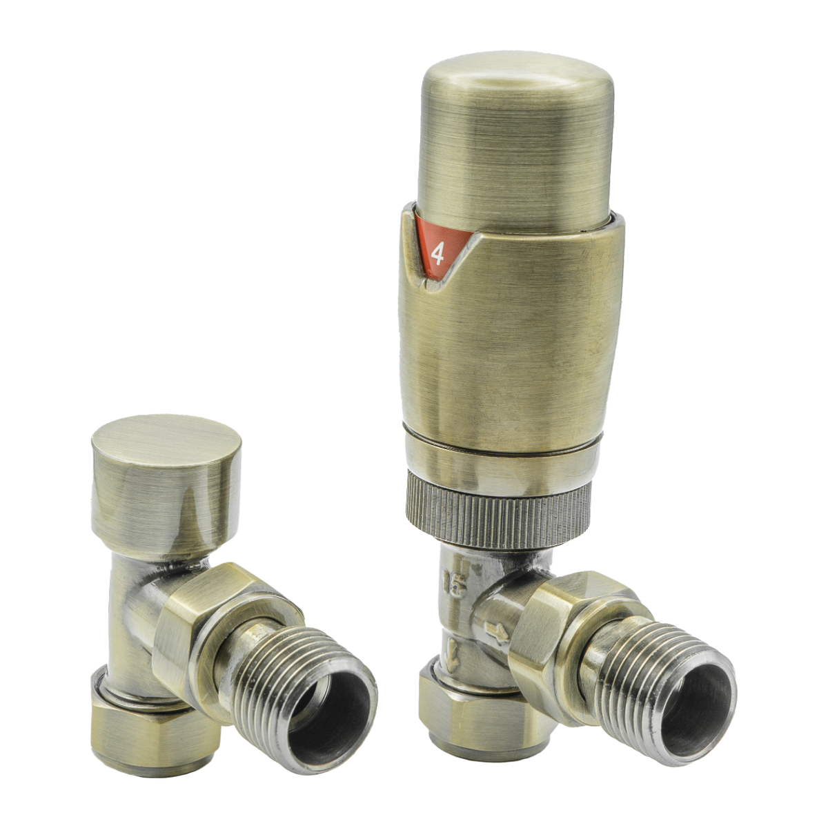 Reina Modal TRV Angled Valves Bronze