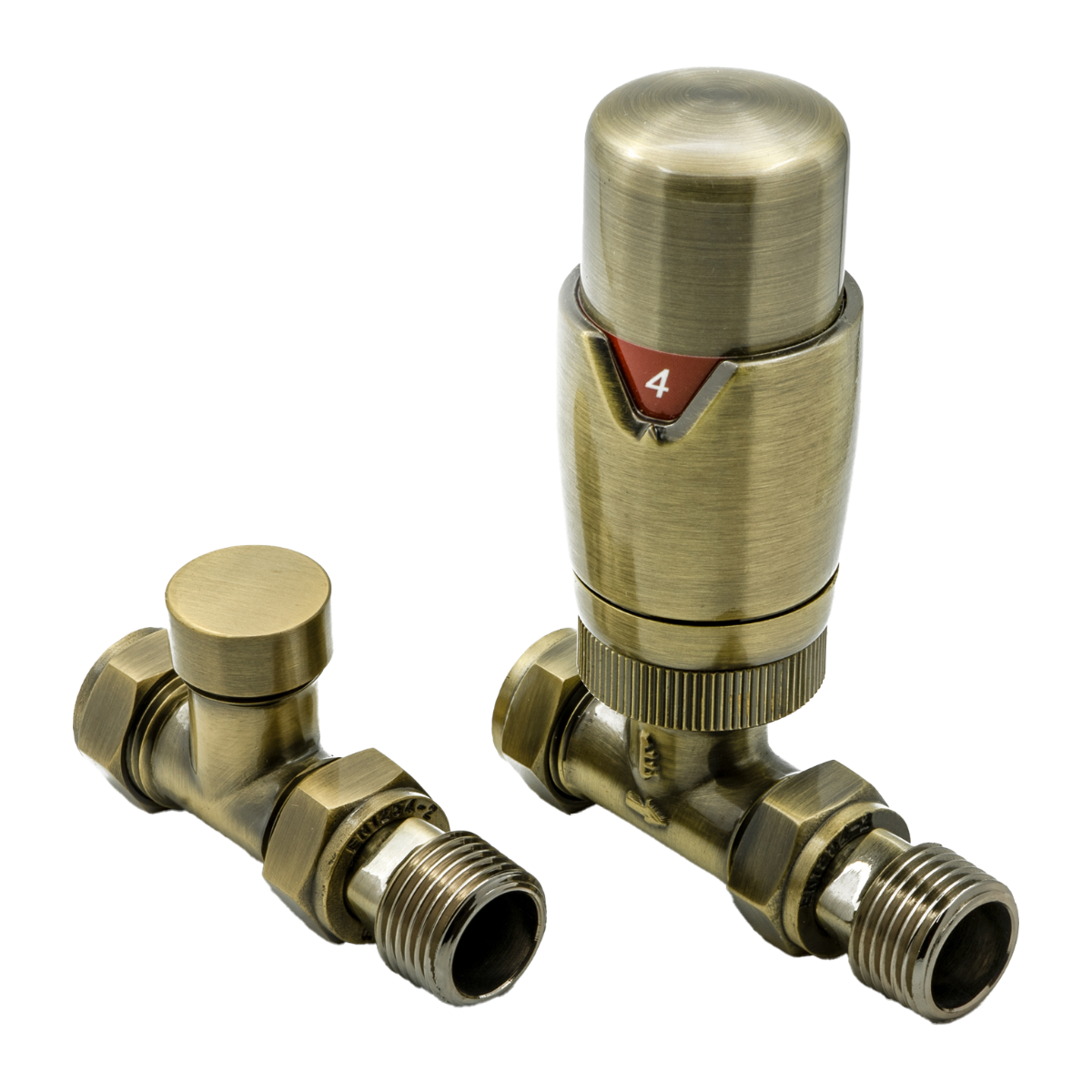 Reina Modal TRV Straight Valves Bronze