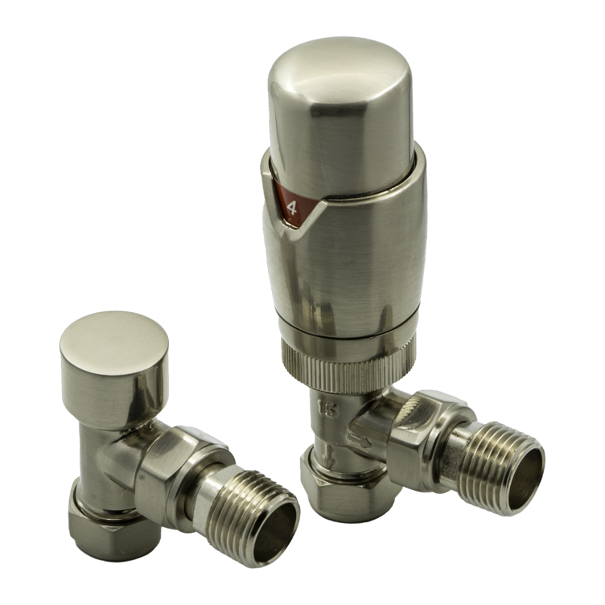 Reina Modal TRV Angled Valves Brushed