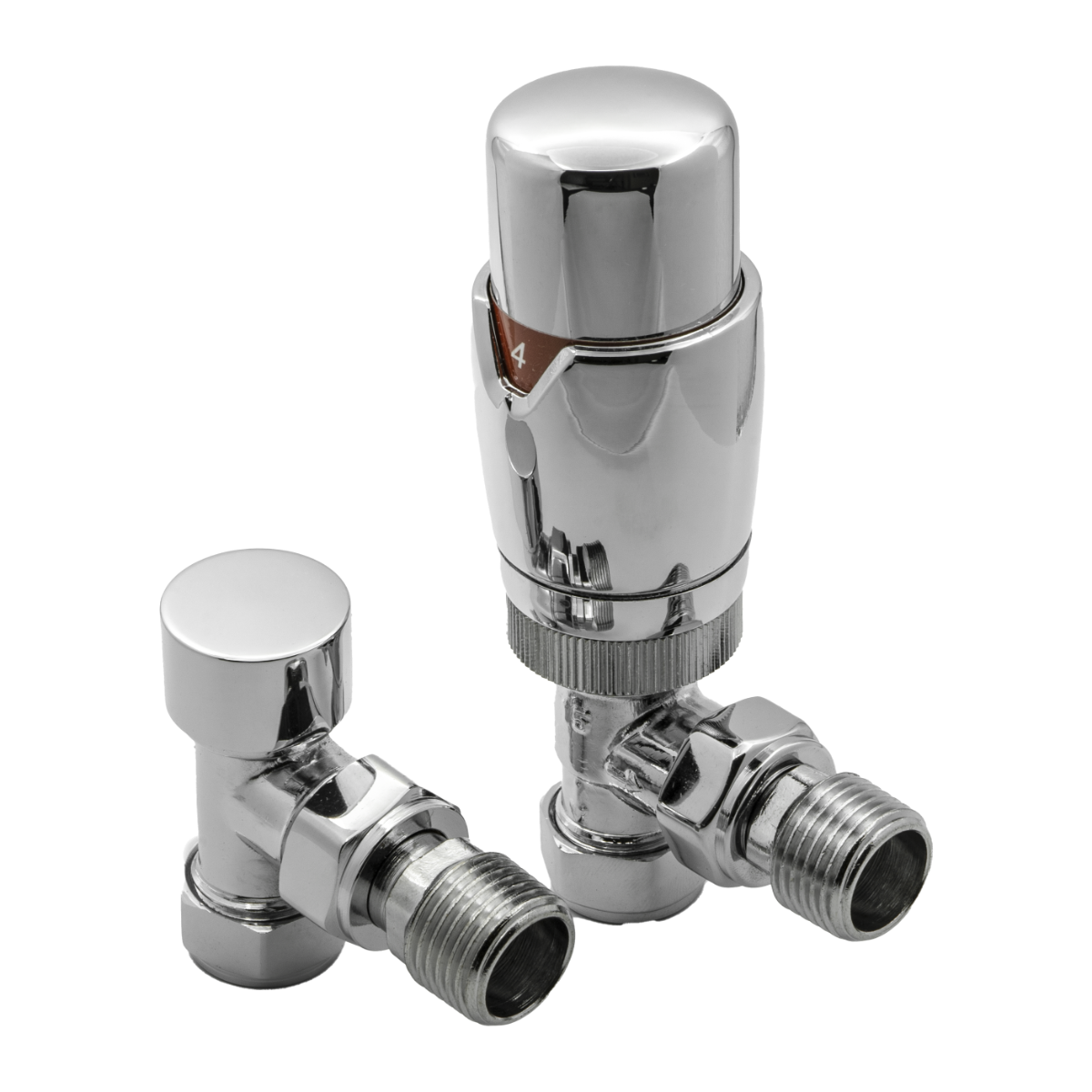 Reina Modal TRV Angled Valves Chrome