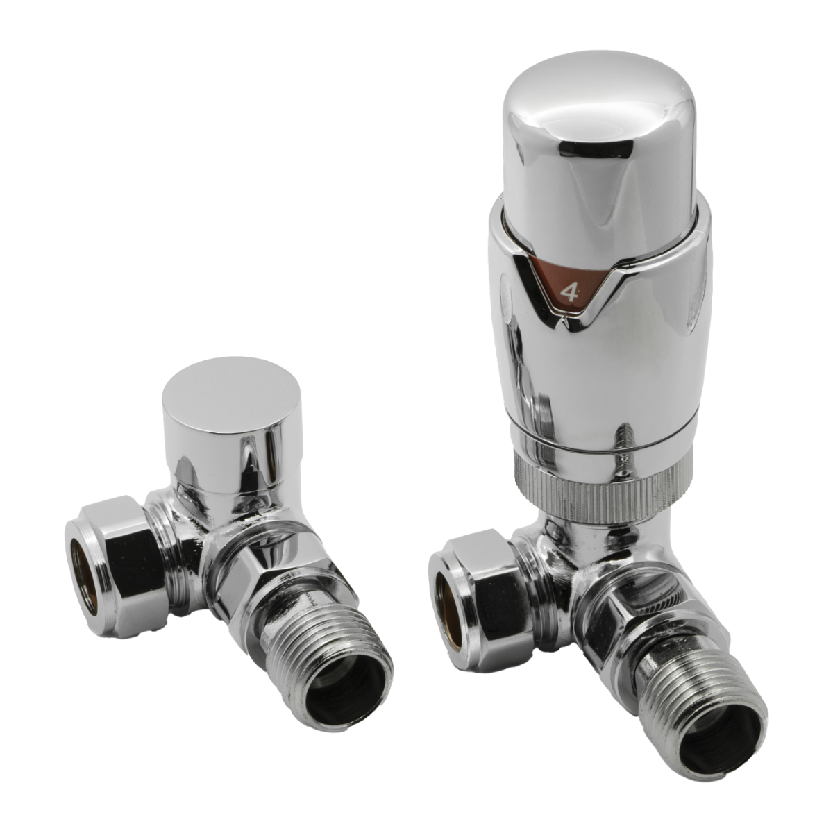 Reina Modal TRV Corner Valves Chrome